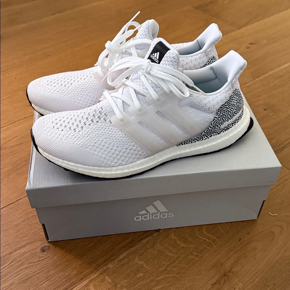 adidas White and Black Athletic Shoes